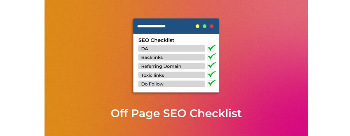 seo checklist