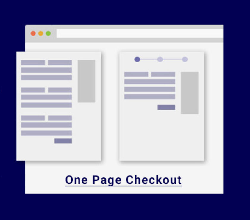 one page checkout
