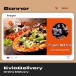 EviaDelivery Pizzeria Dell Arte Banner